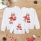 Christmas cartoon cute elk printed warm sweater family of three series