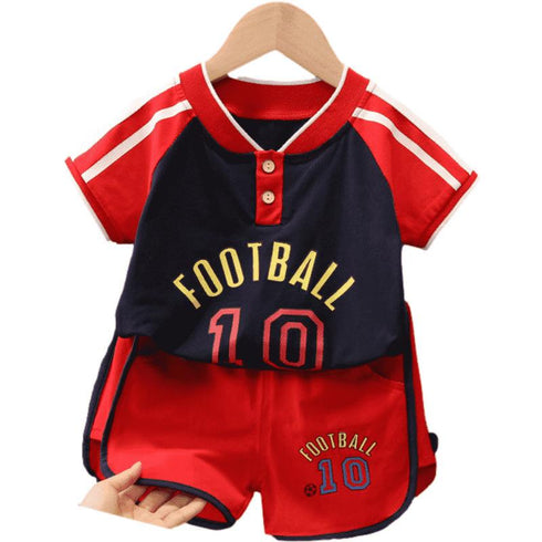 Summer short sleeve children's two-piece children's suit