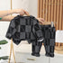 Boys spring and autumn long sleeve three-piece set
