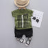 Boys Summer Short Sleeve Shorts Set