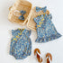 Infant cheongsam cotton sleeveless jumpsuit climbing suit