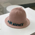 Children's Fisherman's Hat Embroidered Wool Knitted Hat