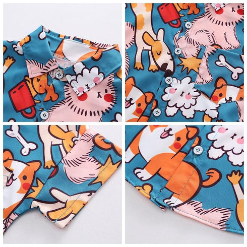 Summer children's short sleeve suit