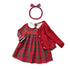Baby Dress Fall/Winter English Style Latter Dress Set