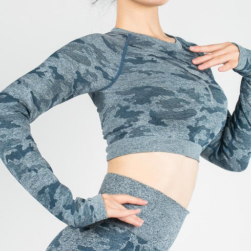 Fall/Winter Yoga Suit Long Sleeve Sports Jacket Tight Pants Set