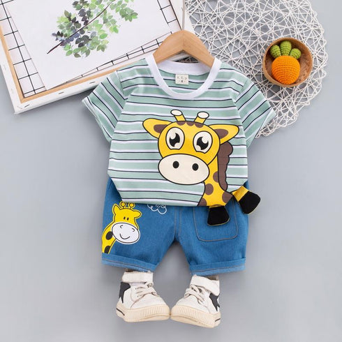 Giraffe Short Sleeve Suit