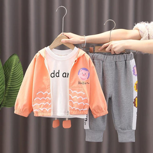 Spring and Autumn Boys Three-Piece Set