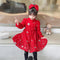 Festive New Year Christmas Girls Princess Dress Winter Plus Velvet Sequined Princess Dress