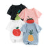 Summer girls fruit short sleeves