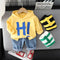 Spring and Autumn Children's Hoodie Two-Piece Set