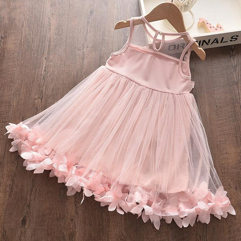 Girls Sweet LACE VEST DRESS