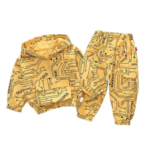 Spring and Autumn Children's Long Sleeve Two-Piece Set