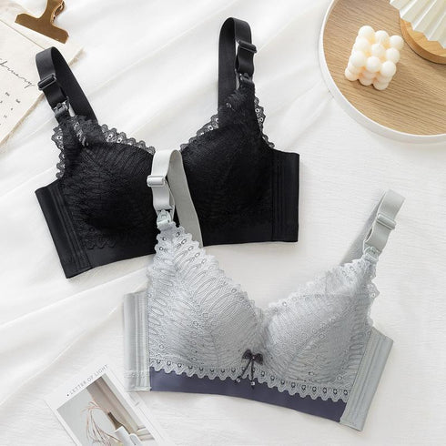 Lactation-feeding bra lace underwear