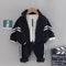 Boys spring and autumn suit sports three-piece set
