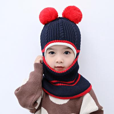 Baby hat scarf autumn and winter Circumference 18.1-19.7inch (46-50cm)