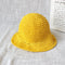 Baby Shade Straw Hat Hand Woven Fisherman Hat. Circumference 20 in. (52 cm)