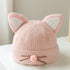 Winter cute ear protection knitted hat super cute warm hat 17.7-20.4 inches