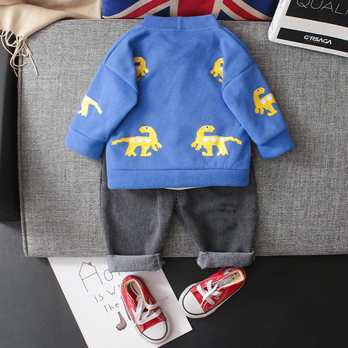 Boys Spring and Autumn Three-Piece Set