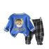Spring and Autumn Boys Sports Baseball Suit Set of Three