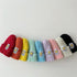 Baby patch smiley candy-colored wool hat smiley cone hat