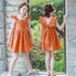 Summer New Children's Wear Dress Bow Girl Flying Sleeve Children's Dress