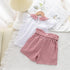 Girls Top Shorts Set