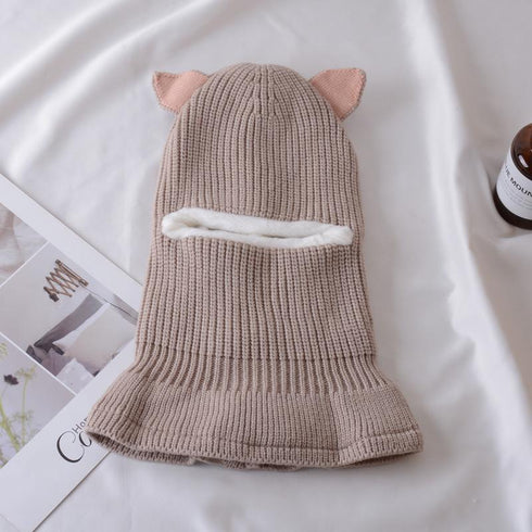 Baby hat scarf autumn and winter Circumference 18.1-19.7inch (46-50cm)