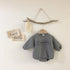 Baby letter plus velvet conjoined sweater loose fart crawl suit and pants