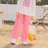 Spring and Autumn Girls' Leisure Sports Pants Spring Loose Wear Pants
