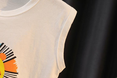 Boys Summer Vest Set Two-Piece Set