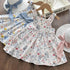 Baby Girl's Summer Butterfly-Print Sling Dress