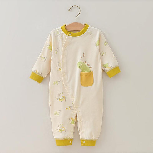 Spring and autumn cotton newborn jumpsuit
