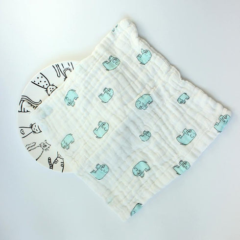 Baby 6-layer gauze saliva towel cotton bath towel