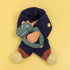 Autumn and winter knitted wool cap warm scarf Circumference 18.9-20.9inch(48-53cm)