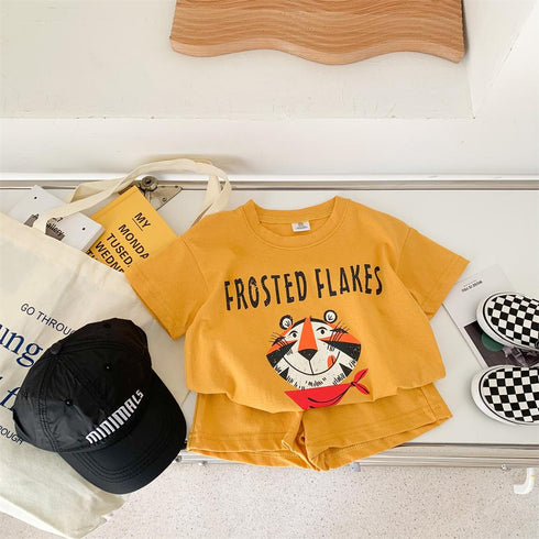 Summer breathable soft two-piece set