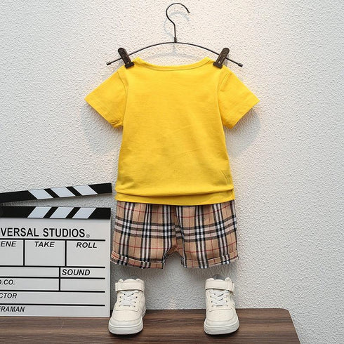 Children's Short Sleeve Suit Summer
