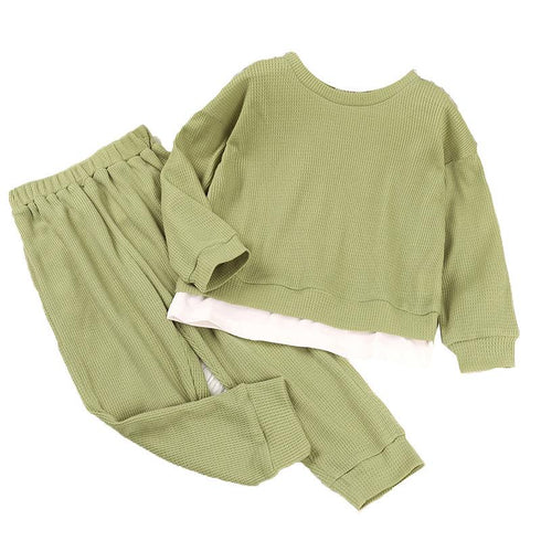 Boys and Girls Suit Casual Sportswear Two-piece Set