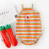 Cute Multicolor Wings Sunflower Knitted Stripe Sling Climbing Suit