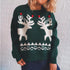 Autumn and Winter Elk Christmas Sweater