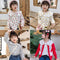 Korean children's shirt spring and autumn long sleeve white jacket