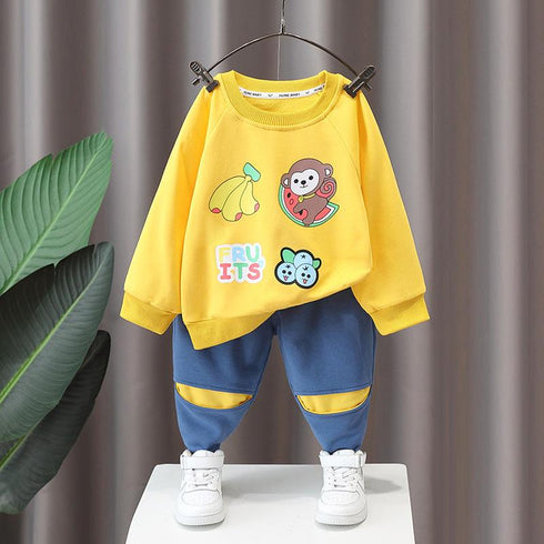 Spring and Autumn Children's Two Pieces Set