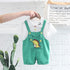 Cartoon Suspender Suit Summer Baby Short Sleeved Clothes