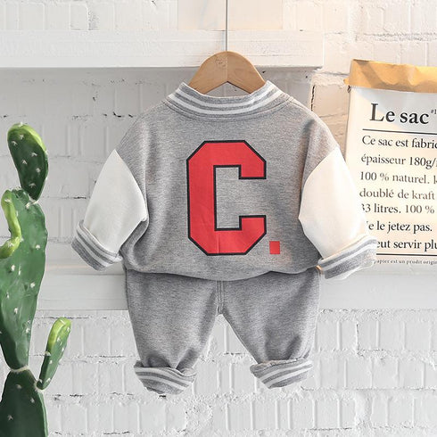 Boys spring suit three-piece set