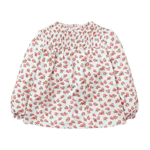 Small Flower Long Sleeve Backing Shirt
