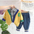 Spring and Autumn Boys Casual Cardigan Set of Three