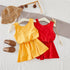 Girls Summer Vest Shorts Casual Suit
