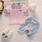 Summer boy puppy short sleeve two-piece set