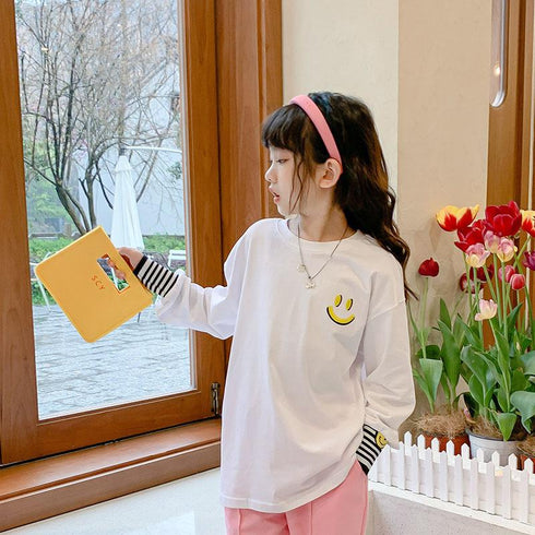 Smiley Long Sleeve T-Shirt Backing Shirt