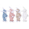 Baby winter jumpsuit super cute big rabbit ears plus velvet padded warm ha clothes