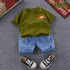 Boys short sleeve suit two-piece set